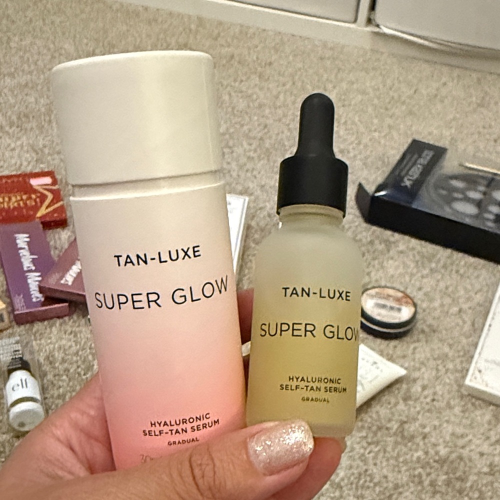 TAN-LUXE Super Glow Hyaluronic Self-Tan Serum Set